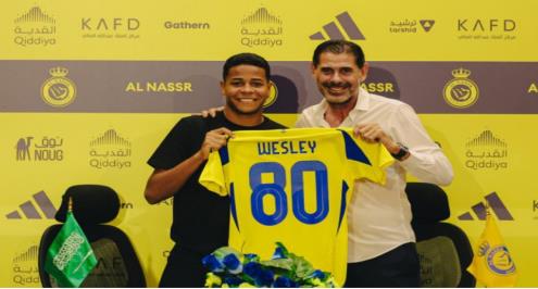 الصفقة الثالثة.. النصر السعودي يعلن التعاقد مع ويسلي تيكسيرا